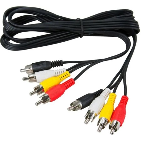 Audio/video Rexant, 4XRCA (M) -4XRCA (M), 1.5 m, black-1