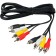 Audio/video Rexant, 4XRCA (M) -4XRCA (M), 1.5 m, black