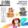 Training cards with a soft toy "Beasts"