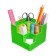 Organizer stand for the office 6 departments Green color