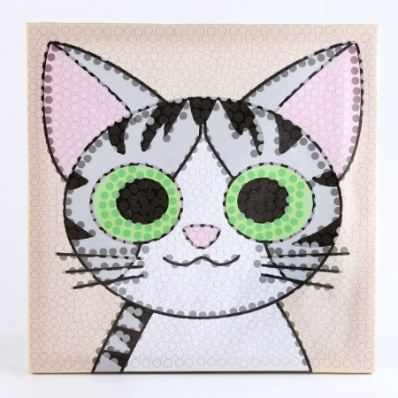 Application with pompom "Kotyara" Size - 30 × 30 cm, glue 30 ml-1