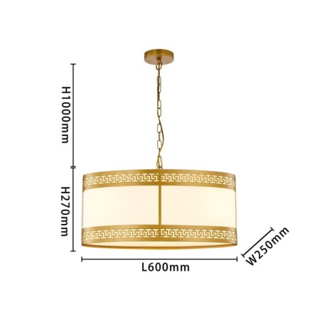 Suspension chandelier Exortivus 250 mm, E14 120W-2