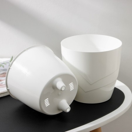 Kashpo for flowers with an insert "grace", 2 l, white color-2