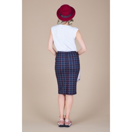 Women's skirt, size 42, gray color-2