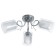 Ramona chandelier 3he27 40t chrome 50x50x25 cm Bayerlux