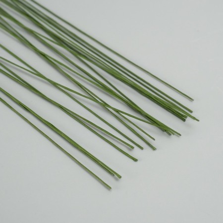 Wire for creativity d 0.55 mm, length 36 cm, units. 20 pcs, col. green-1