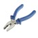Plask -hugs combined tundra, CRV, polished, plastic handles, 160 mm