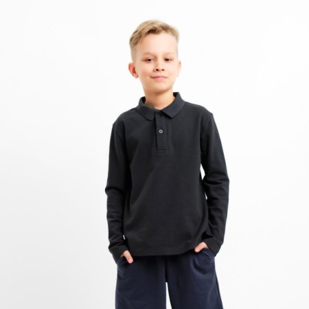 Jumper (Polo) Children's minku color graphite, height 128