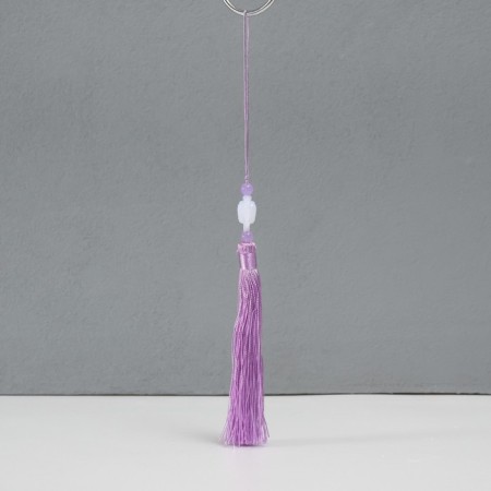 Textile suspension, plastic "Brush. Lotus" Lilac 1,2x2.7x14.5 cm-1