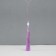 Textile suspension, plastic "Brush. Lotus" Lilac 1,2x2.7x14.5 cm
