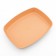 Aisha toilet with high side and net, 45 x 35 x 18.5 cm, orange