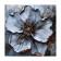Picture on canvas "Flower in gold" 50*50 cm