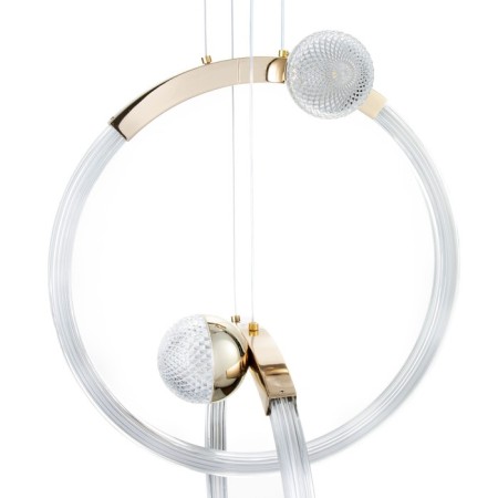 Light Bayerlux "Lanel" 2XLED 90W gold 39.5x10.5x65-185 cm-4