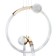 Light Bayerlux "Lanel" 2XLED 90W gold 39.5x10.5x65-185 cm