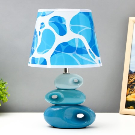 Table lamp "turquoise sea" E14 40W 25x25x38 cm Risalux
