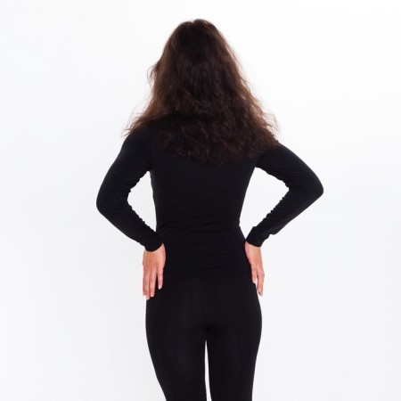 Female thermal underwear (longshit, leggings), black color, size 42-44 (s)-4