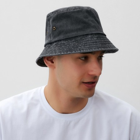 Panama plain minaku color gray, size 56-58-3