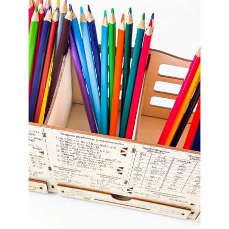 Stand for pencils and pens Robokub "Mathematics: Formulas"-9