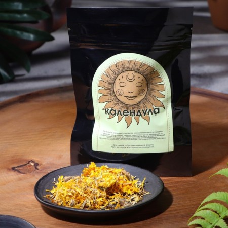 Dry grass of calendula for candles and rituals, 10 g