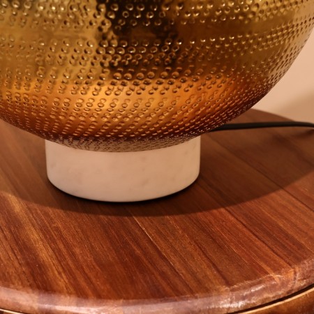 Tabled lamp "Beshton" 1x60W, E27 golden 49 cm-4