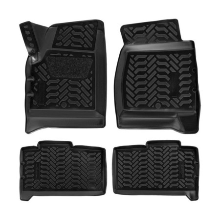 A set of rugs in the AIRLINE, UAZ Patriot 2014-, high side, polymer, black color, 4 pcs
