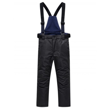 Ski pants for a boy, height 122 cm, black color