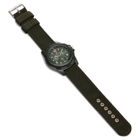 Men's watch, d-3.5 cm, khaki-3