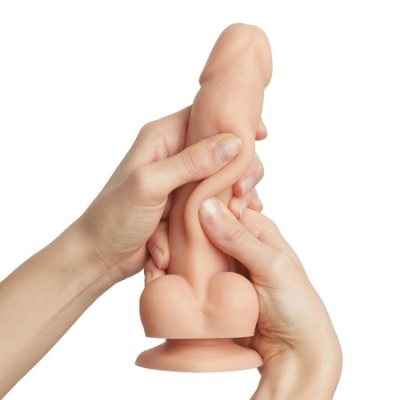 STRAP-ONE-Mer Realistic Dildo phalloimitator with mobile skin, S, 17 cm-3