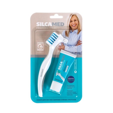 SilCamed Professional Toothpasses to cleanse the removable dentures