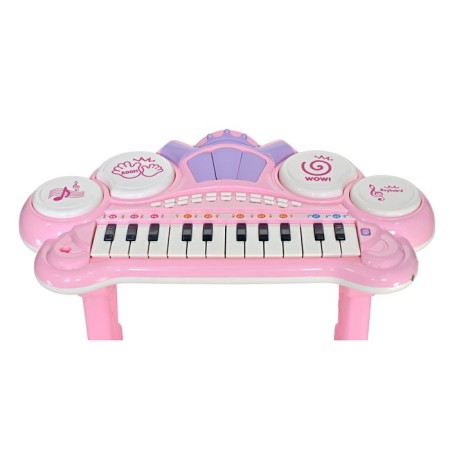 Musical Children's Center "Piano", pink color-2