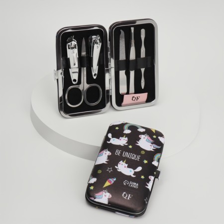 The set of manicure "trend", 6 items, in case, black color