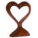 Souvenir tree "Heart" Brown 15x11x3 cm
