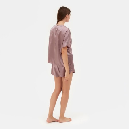 Pajamas (shirt, shorts) Women's Minaku: Light Touch Color Violet, Rr. 42-2