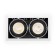 Lamp built -in cardan Ambrella Techno Spot Office Tech T812 BK/CH 2*12W 4200K, 12W, LED, white, black color