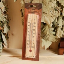 The thermometer is wooden, 50 s