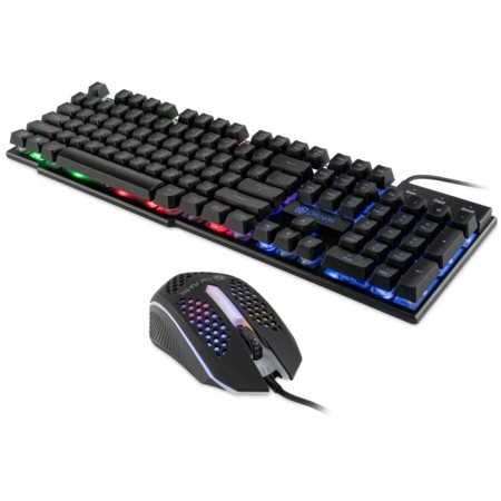 Keyboard + Mouse Rickle 400GMK Claw: Black Mouse: Black USB LED (1546779)-9