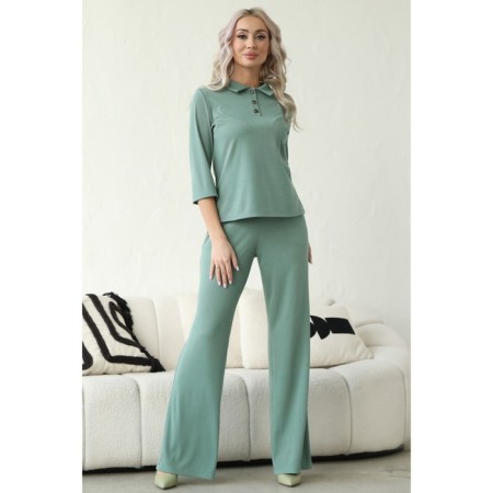 Female suit, size 46, mint color-9