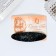 Hair hair clip "Adele" shine stripes, 10 cm, mix
