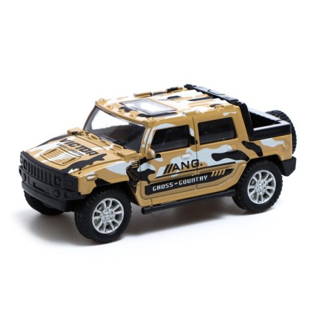 Metal “Army” machine, scale 1:43, inertia, mix-8
