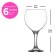 A set of glasses for wine and cocktails, Lav Misket, 645 ml, 6 pcs