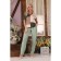 Female trousers, size 52, mint color