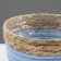 Kashpo wicker "Namibia", 15.5x15.5x13.5 cm, natural, blue