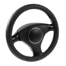 Braid on the steering wheel Lavita, size m, black, PVC