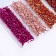 Glass chips for epoxy resin, set of 6 colors, weight 1 color - 5 g
