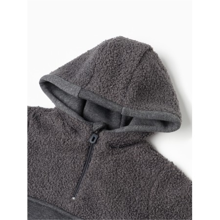 Set (anorax and trousers) minku, graphite/gray color, height 68-74 cm-1