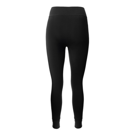 Women's microfiber leggings with fleece 600 den a, black color, size 4-4