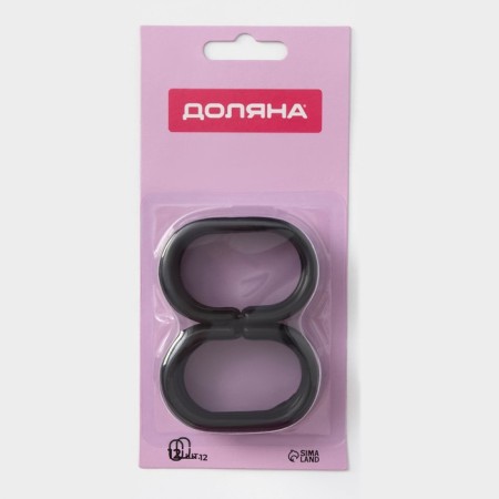 A set of hooks for curtains 12 pcs, the color is black-4