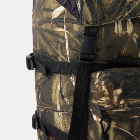 Tourist backpack, 80 l, lightning department, 3 outer pockets, huntsman, khaki color-4