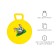 Children's ball with handles, d = 15 cm, 80 g, color mix