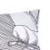 The set of pillowcases "Ethel" Gray Tropics 50x70cm - 2pcs, Poplin